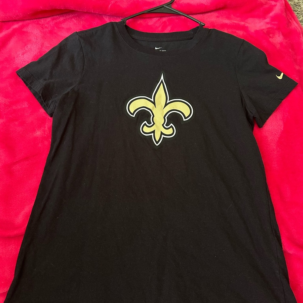 Nike Black Tee with White Logo